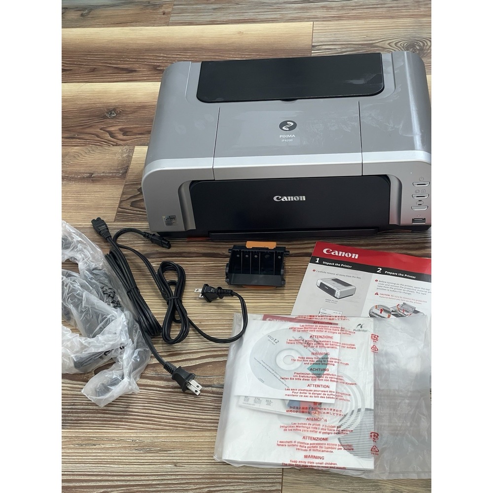 Canon PIXMA IP4200‎ Digital Photo Inkjet Printer Works
